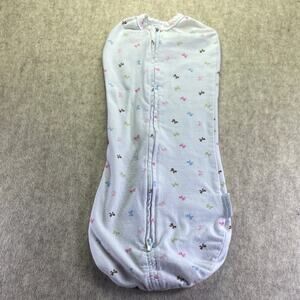 SwaddleMe Baby Sleep Sack with Pastel Bow Print Size Newborn